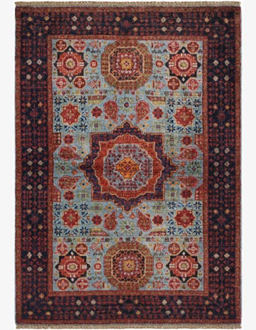 3' 6 x 4' 10 Hand Knotted Mamluk Ziegler Rug