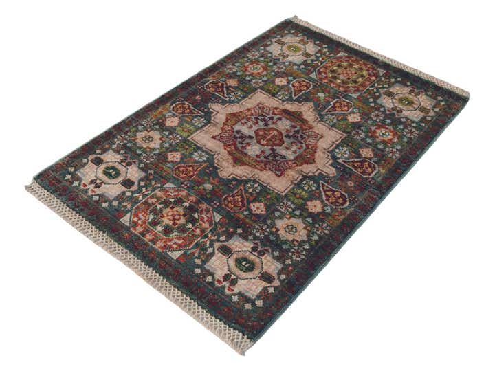 2' x 3' Hand Knotted Mamluk Ziegler Rug
