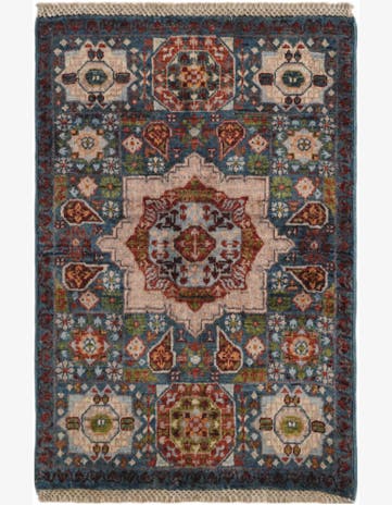 2' x 3' Hand Knotted Mamluk Ziegler Rug