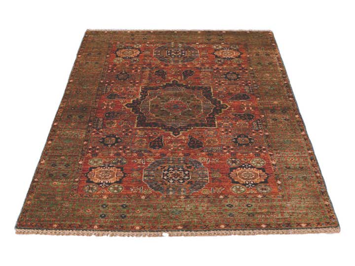 3' 7 x 5' Hand Knotted Mamluk Ziegler Rug