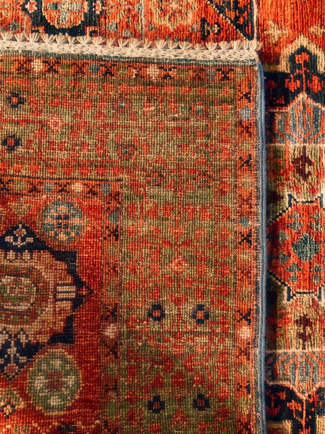 110cm x 155cm Hand Knotted Mamluk Ziegler Rug