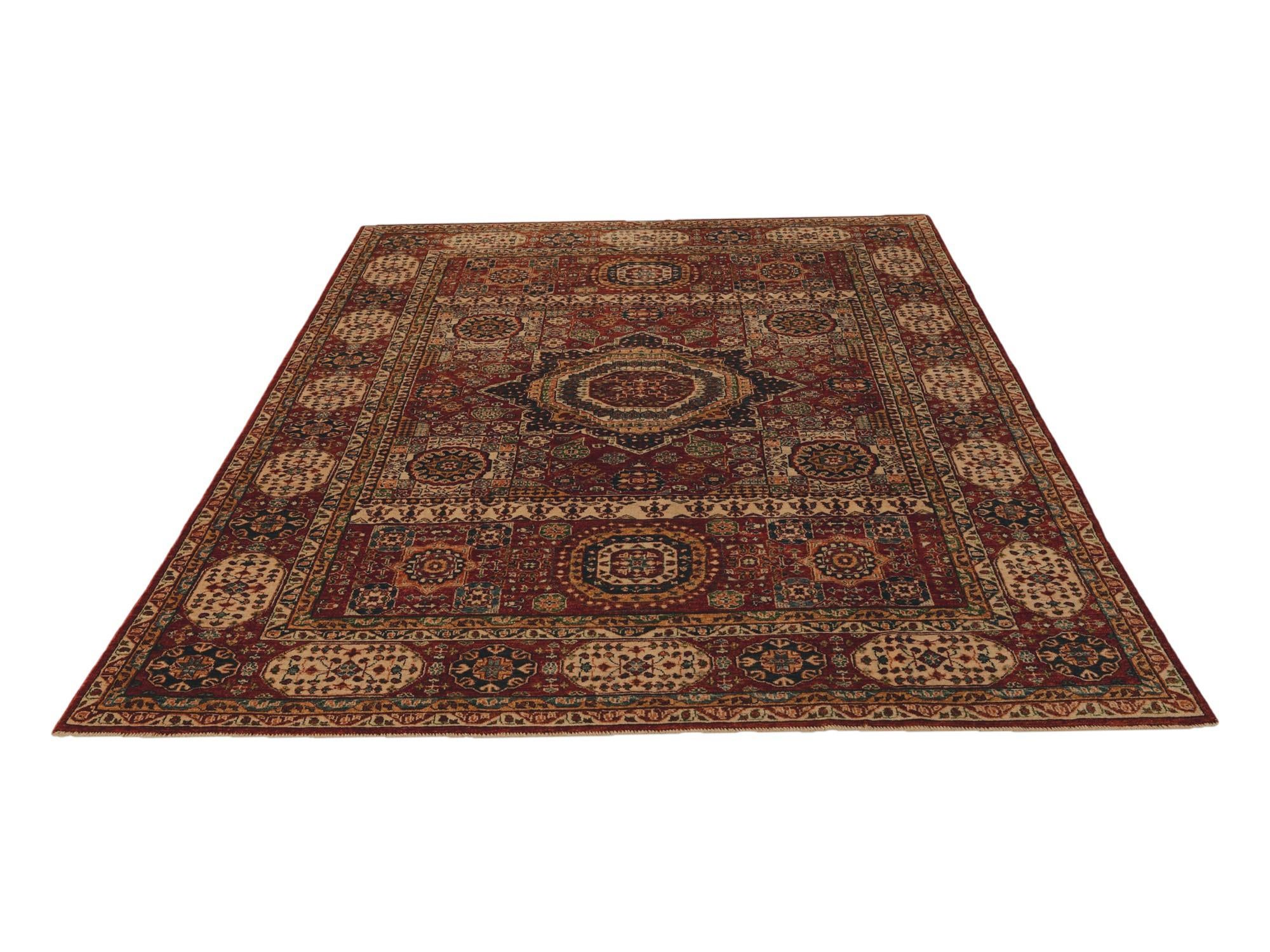 7' 4 x 9' 6 Hand Knotted Mamluk Ziegler Rug