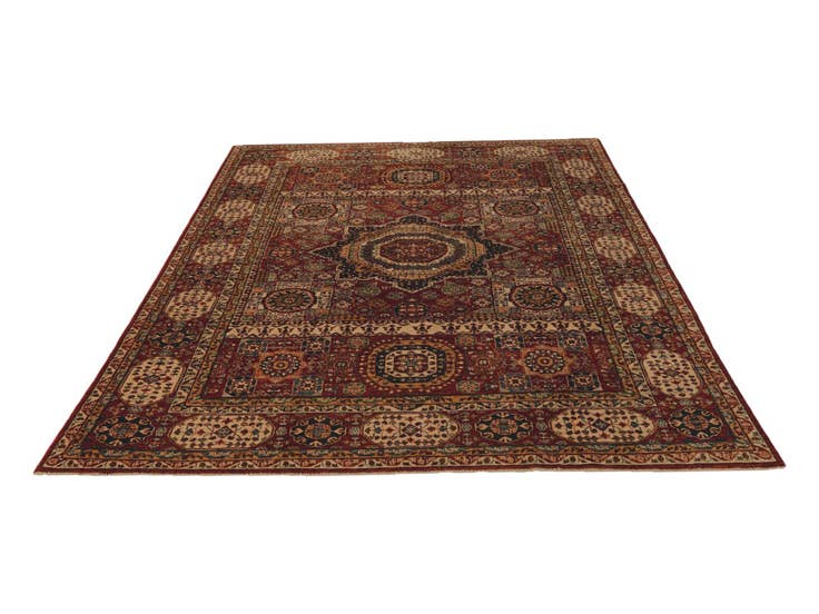 Detail image of 7' 4 x 9' 6 Hand Knotted Mamluk Ziegler Rug