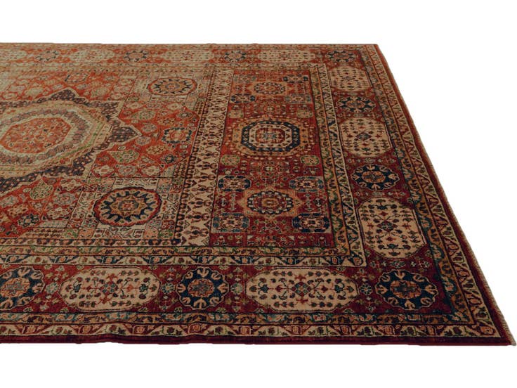 Detail image of 7' 4 x 9' 6 Hand Knotted Mamluk Ziegler Rug