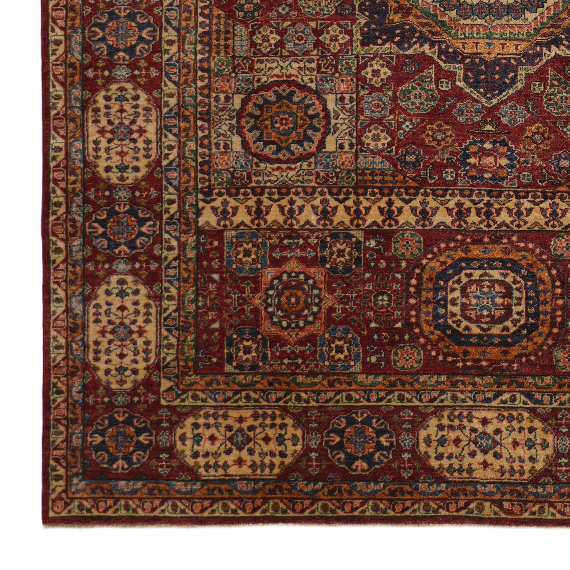 7' 4 x 9' 6 Hand Knotted Mamluk Ziegler Rug