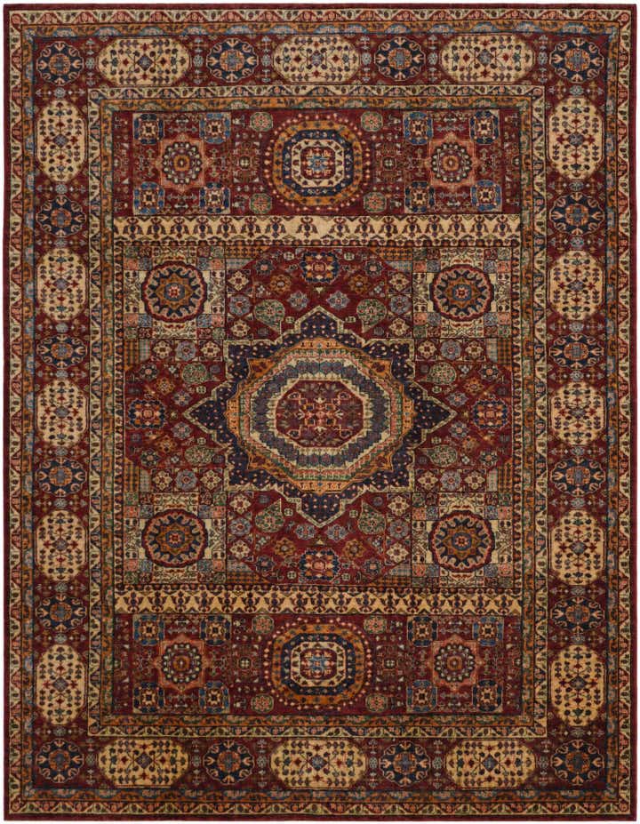 7' 4 x 9' 6 Hand Knotted Mamluk Ziegler Rug