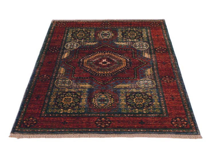 Detail image of 3' 6 x 5' 1 Hand Knotted Mamluk Ziegler Rug