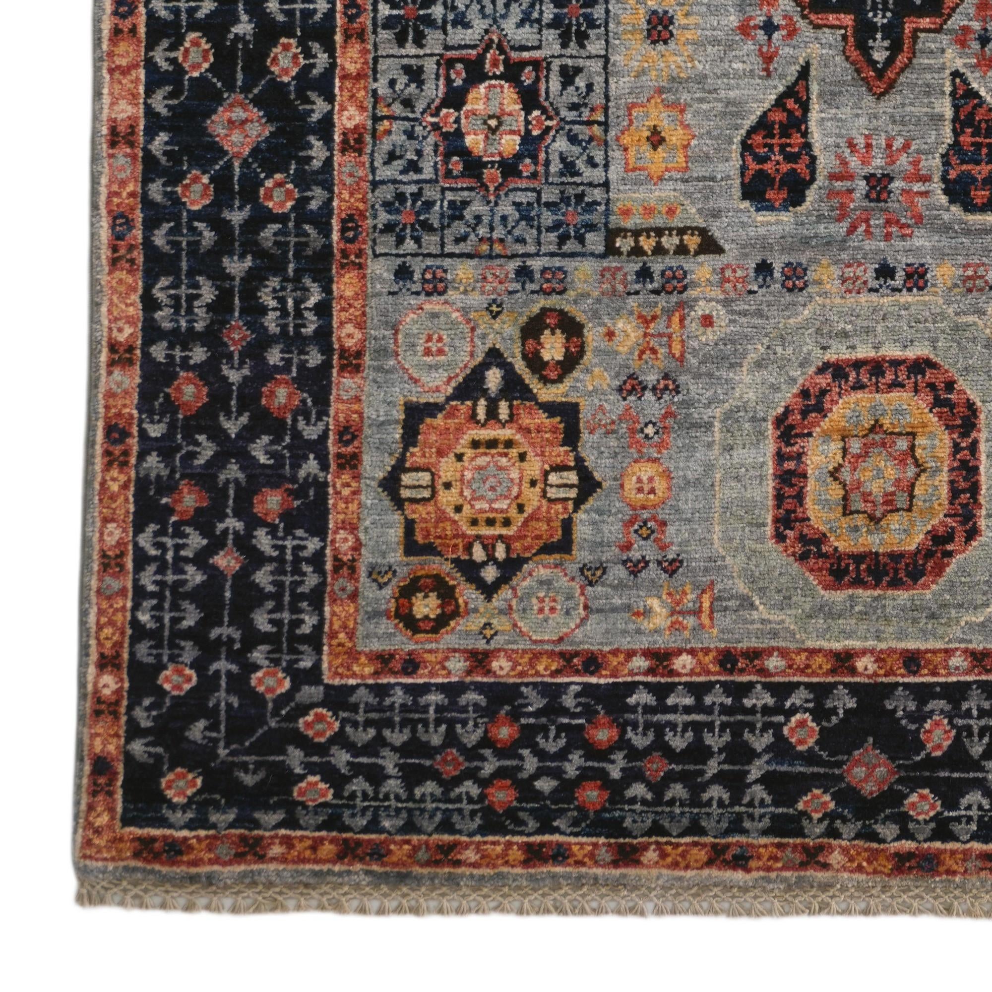 3' 7 x 5' 5 Hand Knotted Mamluk Ziegler Rug
