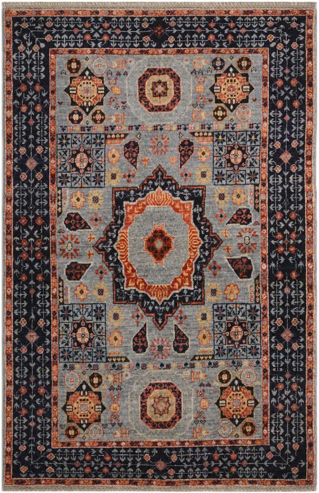 3' 7 x 5' 5 Hand Knotted Mamluk Ziegler Rug