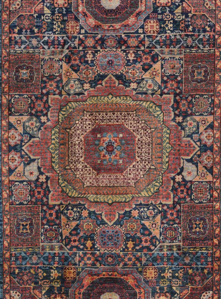 4' 2 x 6' Hand Knotted Mamluk Ziegler Rug