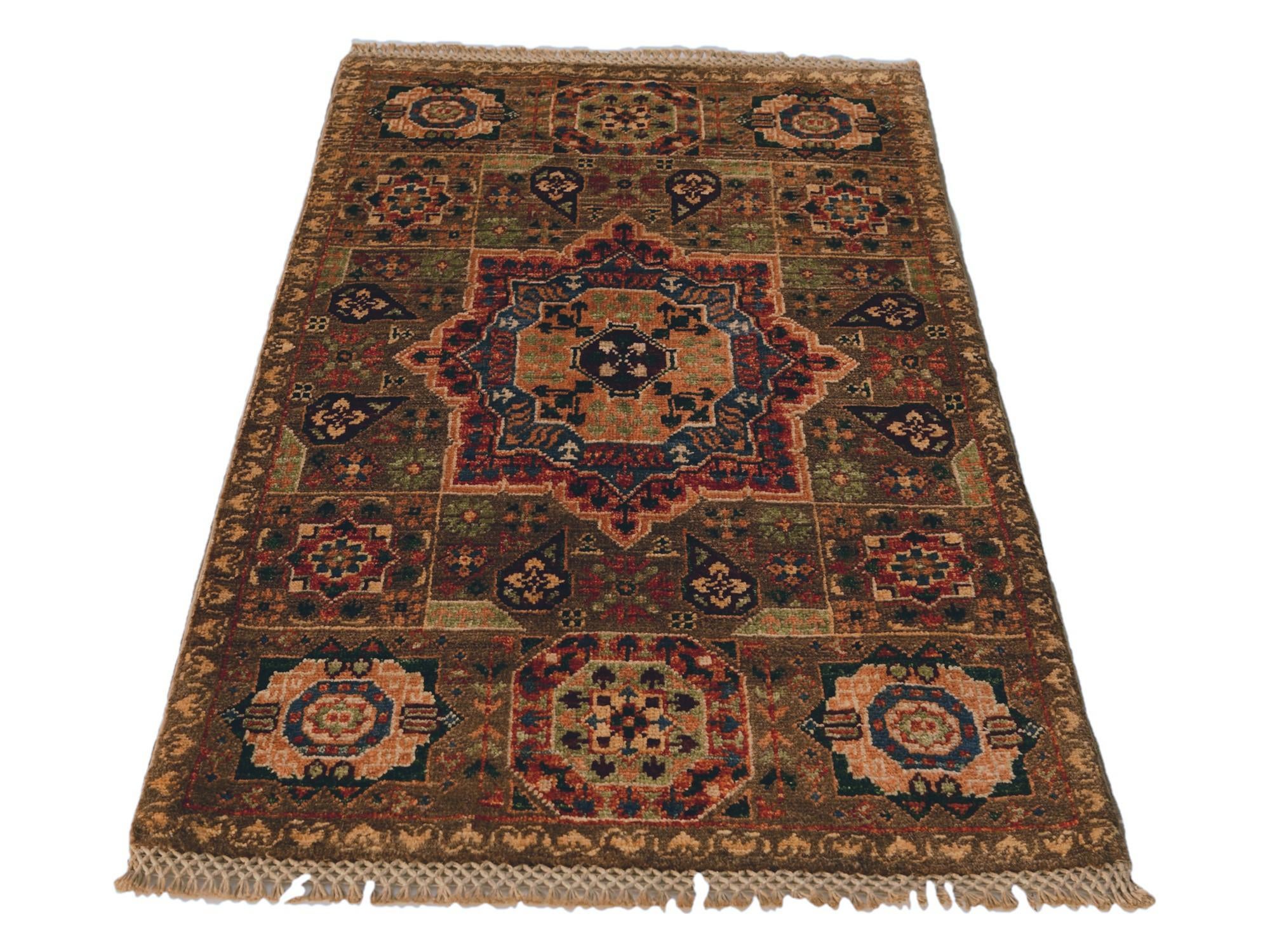 2' x 3' 2 Hand Knotted Mamluk Ziegler Rug