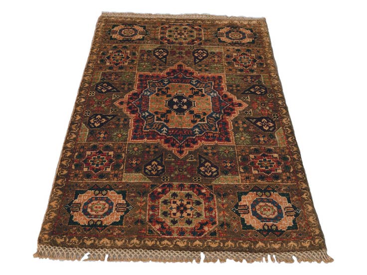 Detail image of 2' x 3' 2 Hand Knotted Mamluk Ziegler Rug