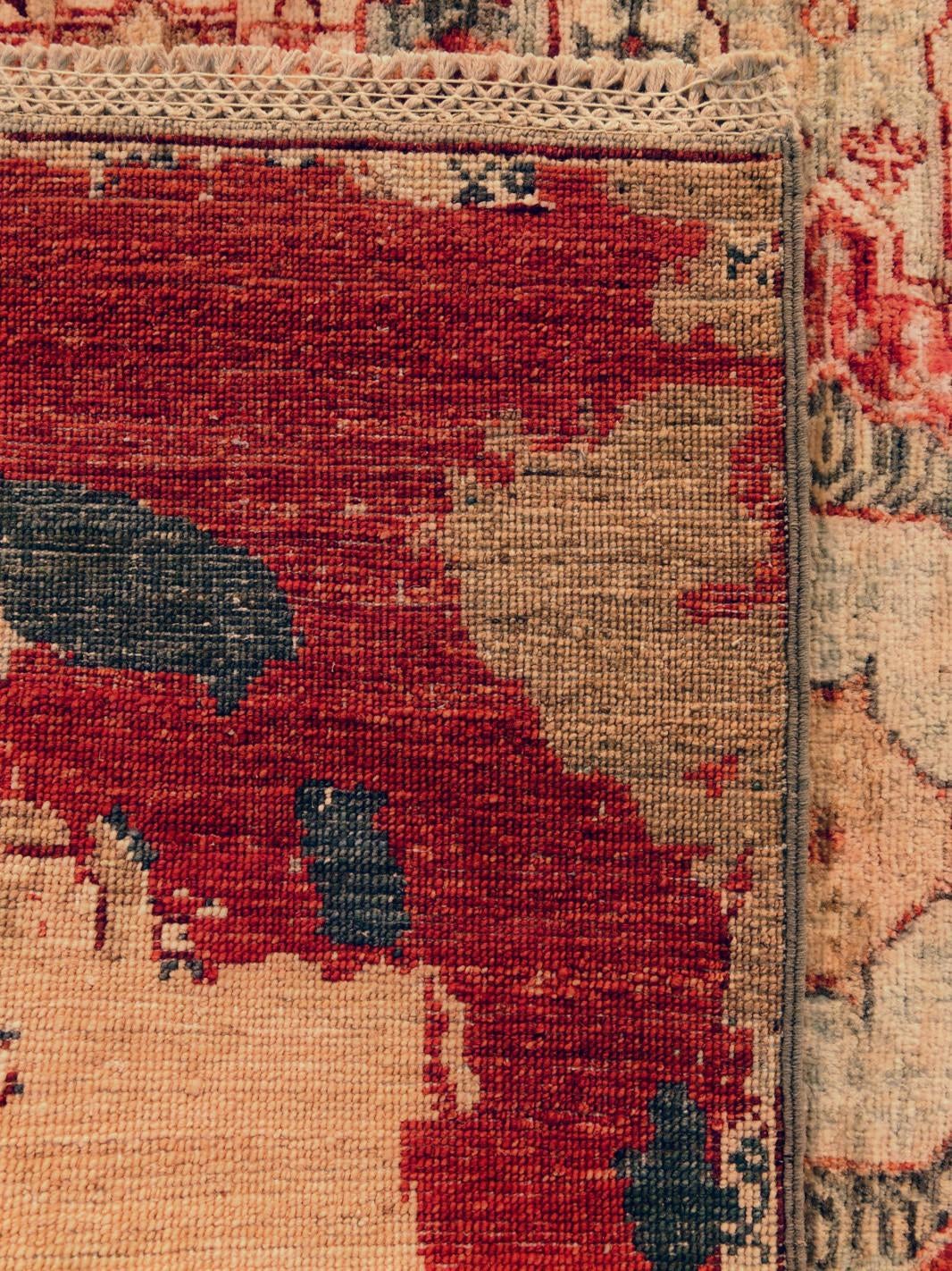 100cm x 150cm Hand Knotted Mamluk Ziegler Rug