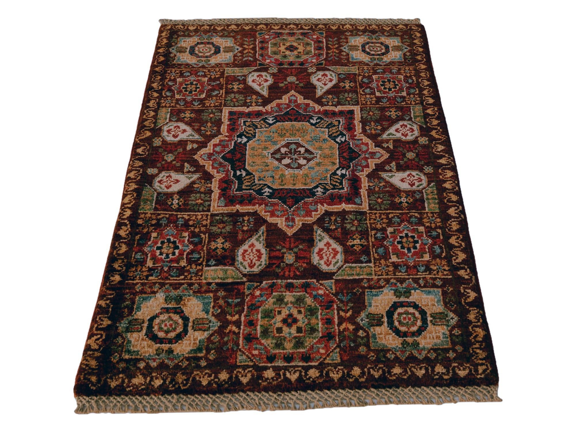 2' x 3' Hand Knotted Mamluk Ziegler Rug
