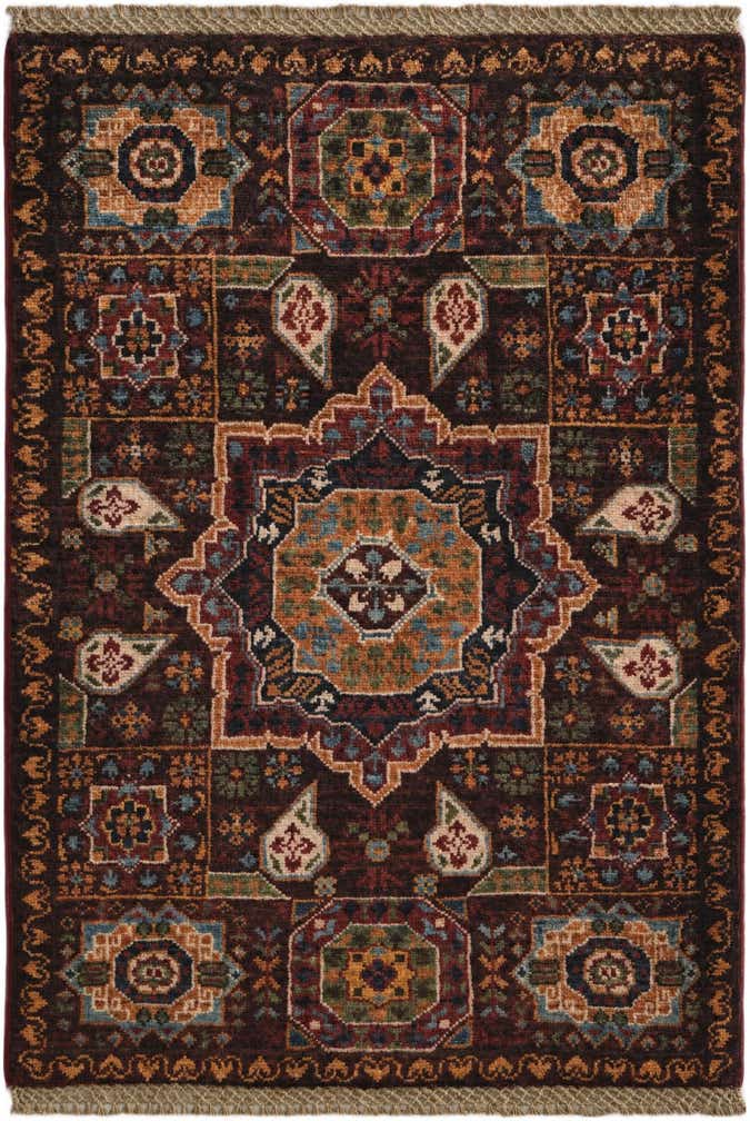 2' x 3' Hand Knotted Mamluk Ziegler Rug