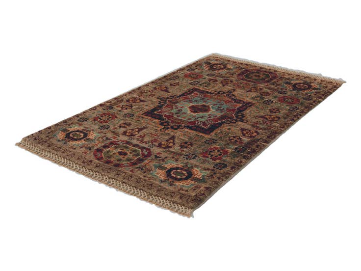Detail image of 2' x 3' 2 Hand Knotted Mamluk Ziegler Rug