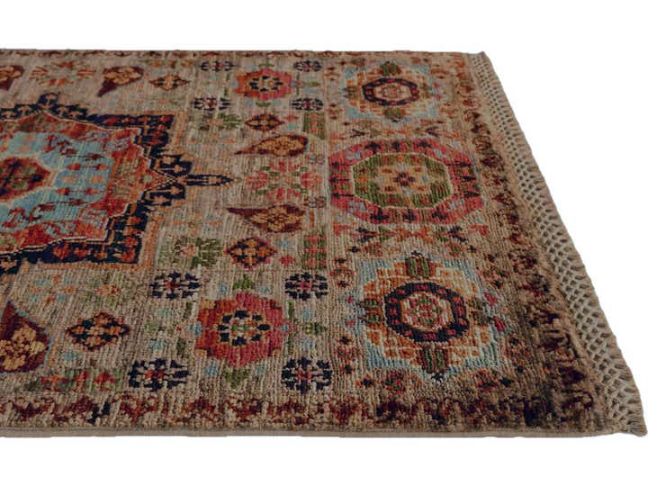 2' x 3' 2 Hand Knotted Mamluk Ziegler Rug