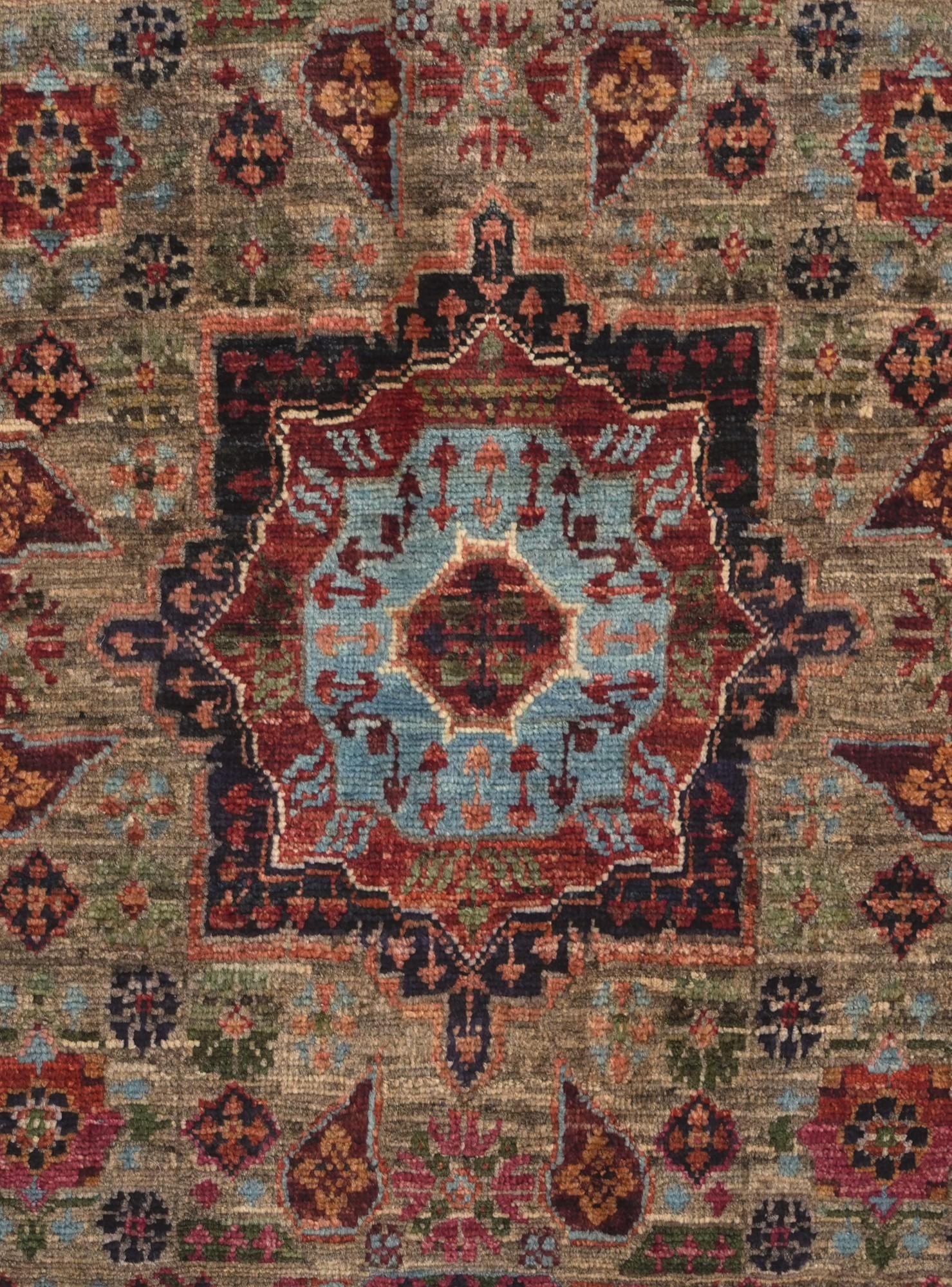 2' x 3' 2 Hand Knotted Mamluk Ziegler Rug