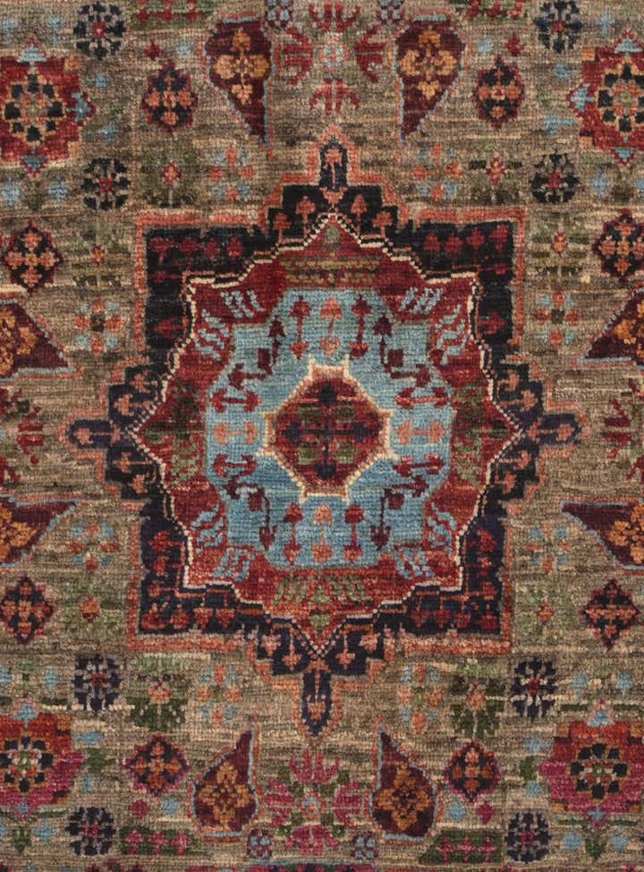 2' x 3' 2 Hand Knotted Mamluk Ziegler Rug