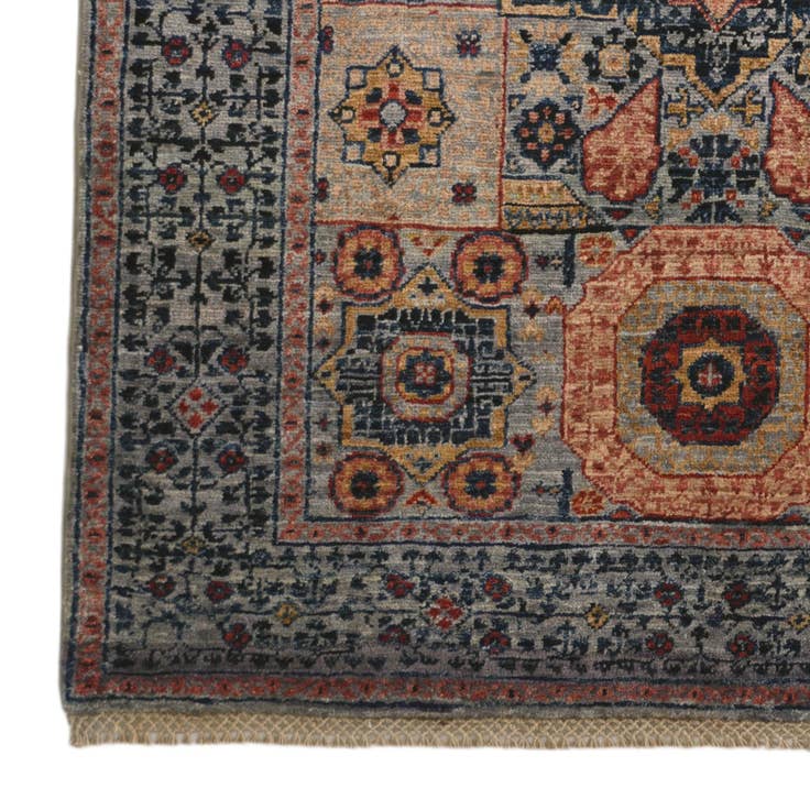Detail image of 3' 7 x 5' 1 Hand Knotted Mamluk Ziegler Rug