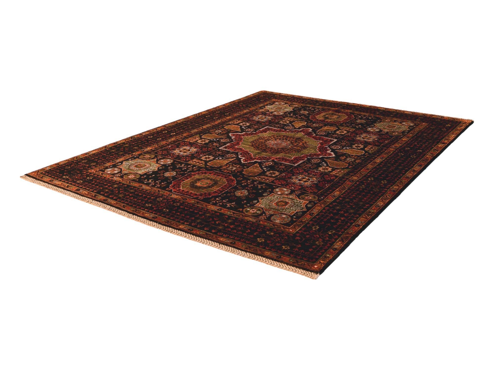 5' 1 x 6' 6 Hand Knotted Mamluk Ziegler Rug