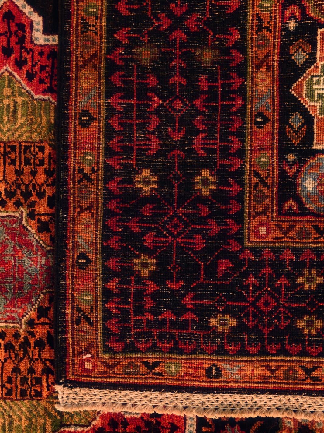 155cm x 200cm Hand Knotted Mamluk Ziegler Rug