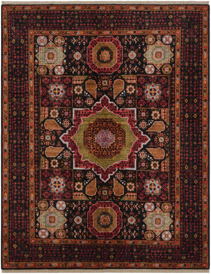 5' 1 x 6' 6 Hand Knotted Mamluk Ziegler Rug