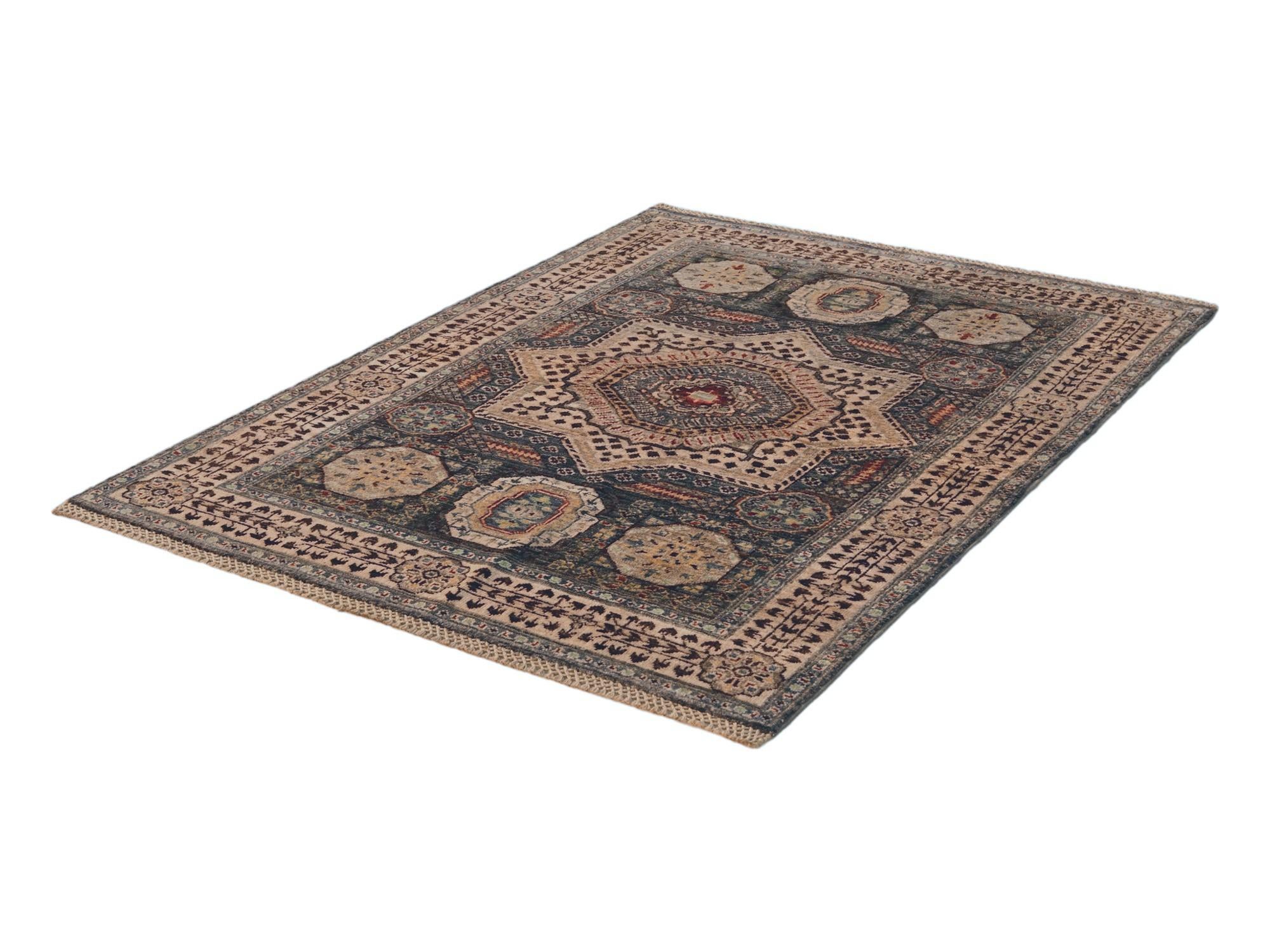 3' 6 x 4' 11 Hand Knotted Mamluk Ziegler Rug