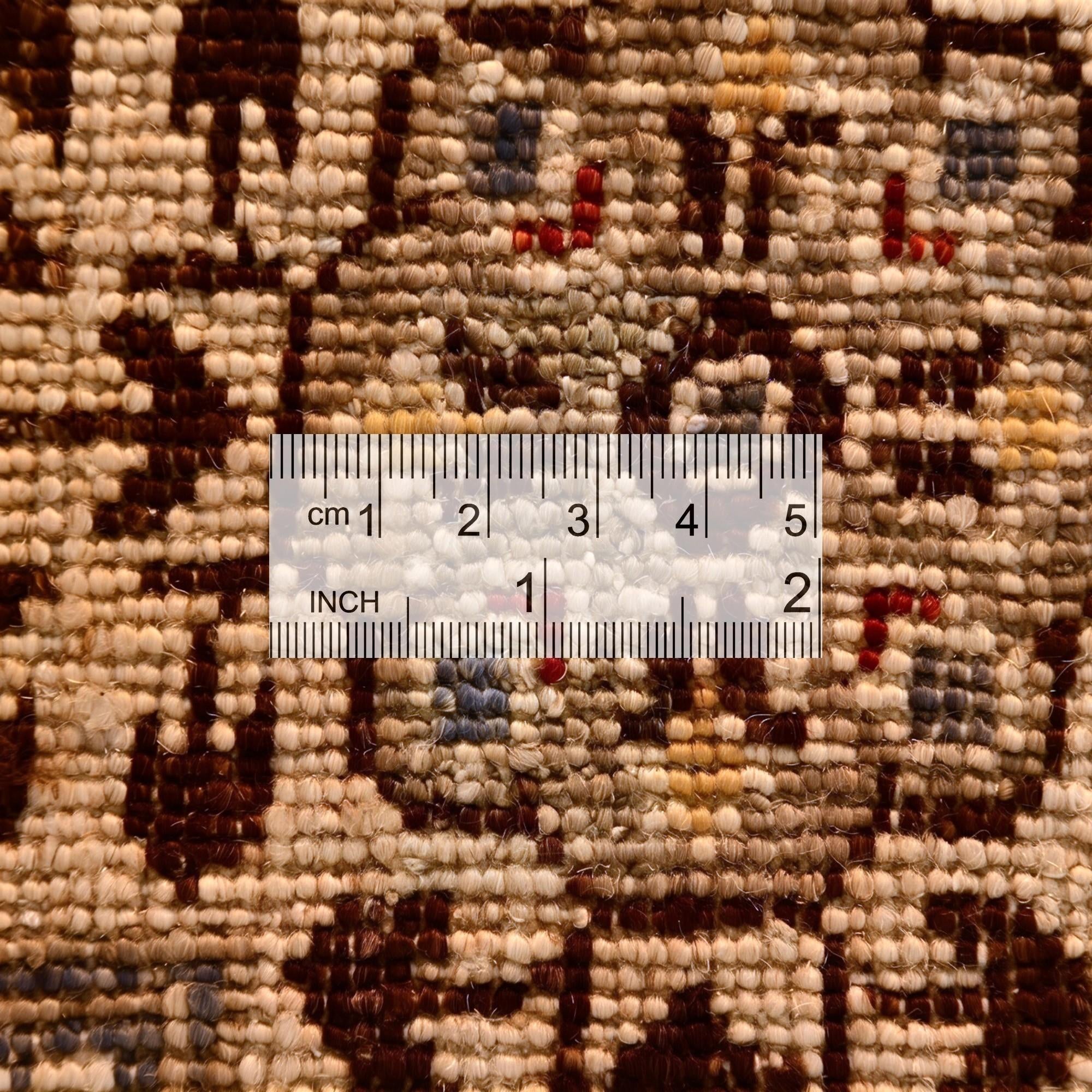 3' 6 x 4' 11 Hand Knotted Mamluk Ziegler Rug