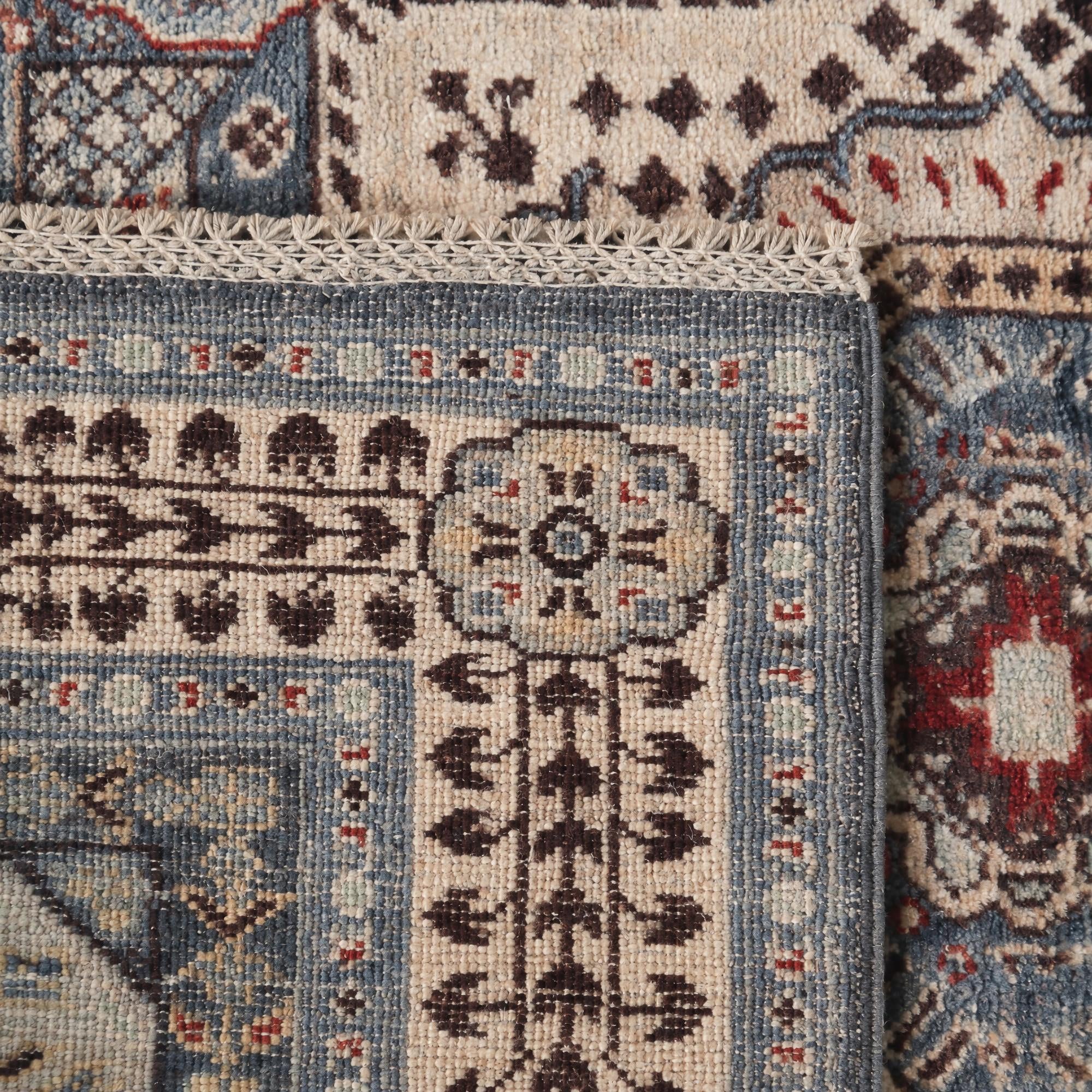 105cm x 150cm Hand Knotted Mamluk Ziegler Rug