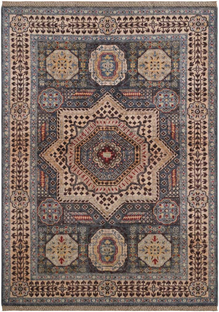 3' 6 x 4' 11 Hand Knotted Mamluk Ziegler Rug