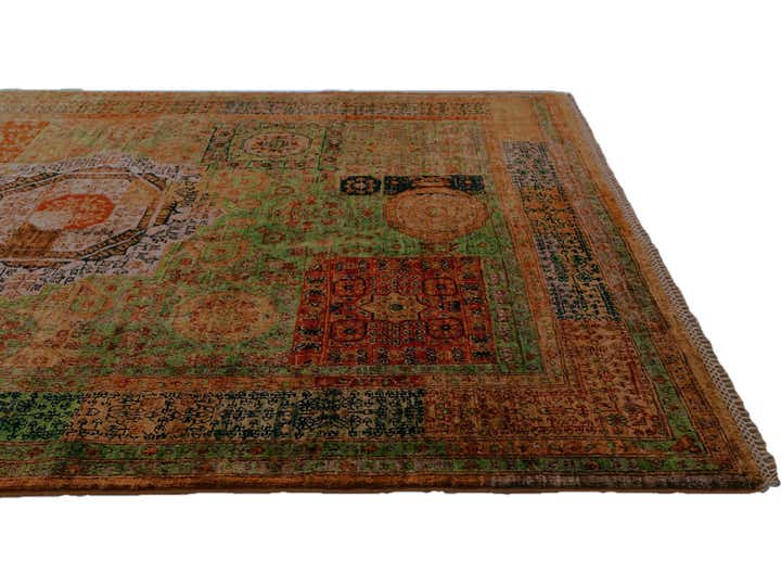 5' x 6' 7 Hand Knotted Mamluk Ziegler Rug