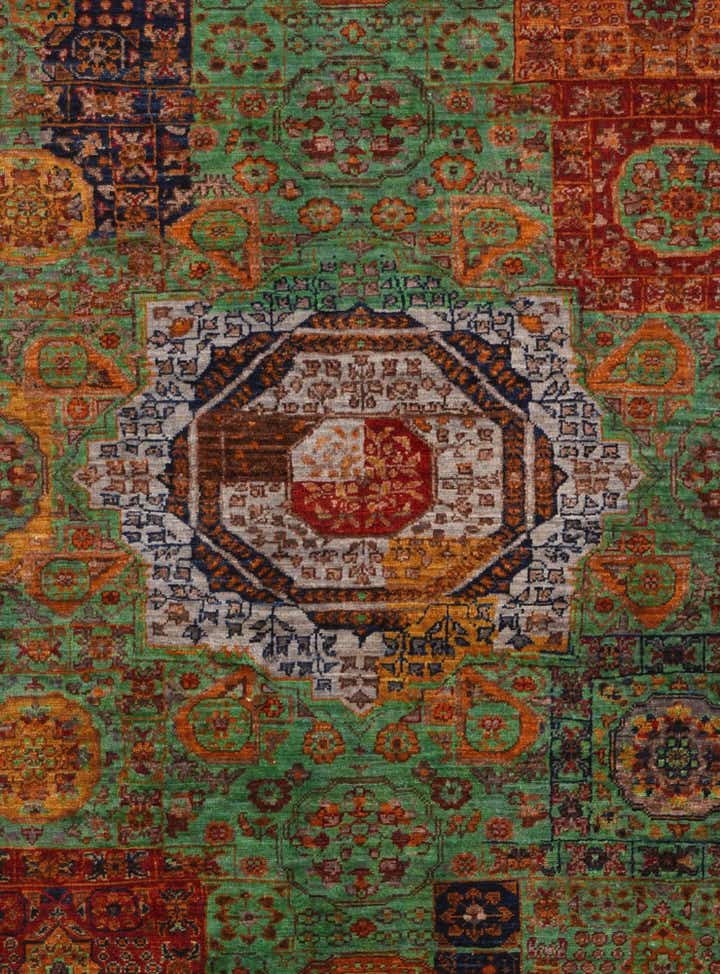 5' x 6' 7 Hand Knotted Mamluk Ziegler Rug