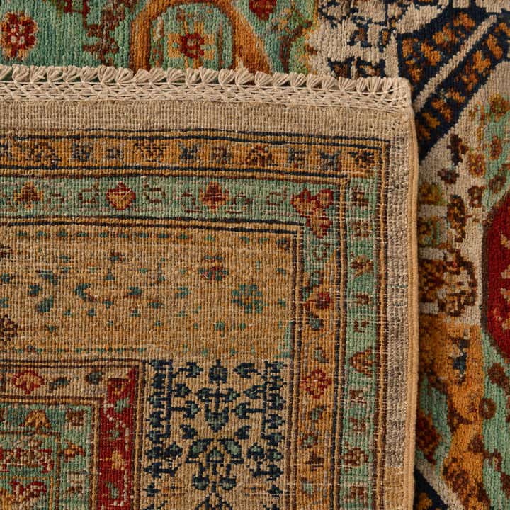 155cm x 200cm Handgeknüpft Mamluk Ziegler Teppich