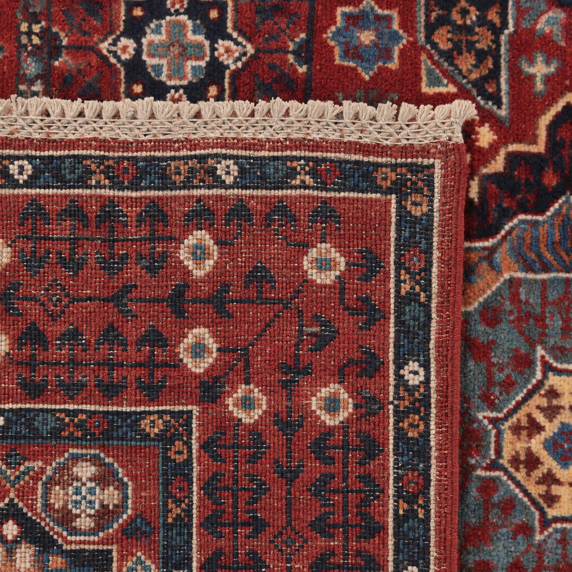 100cm x 155cm Hand Knotted Mamluk Ziegler Rug