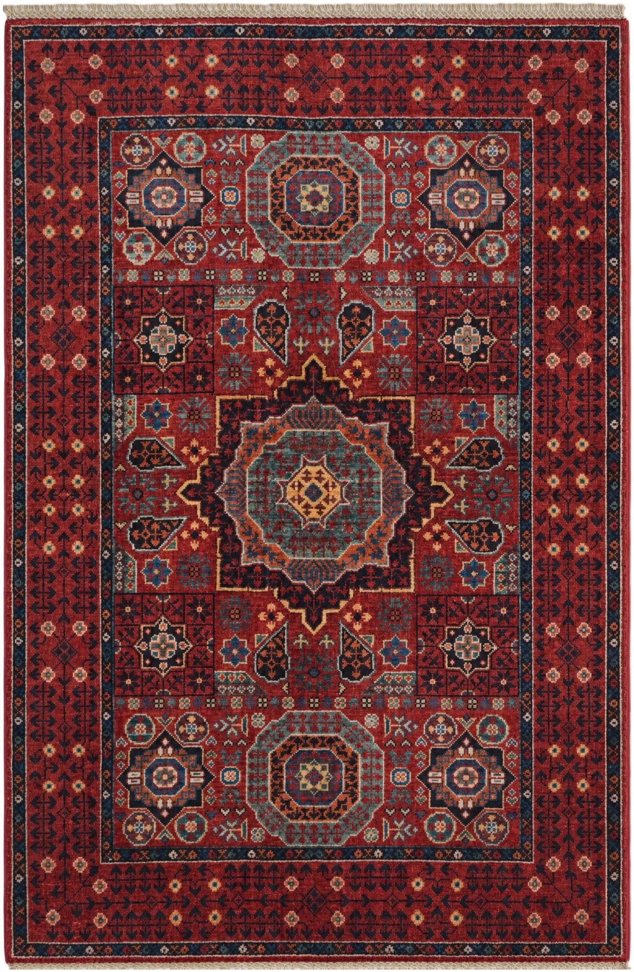 3' 3 x 5' 1 Hand Knotted Mamluk Ziegler Rug