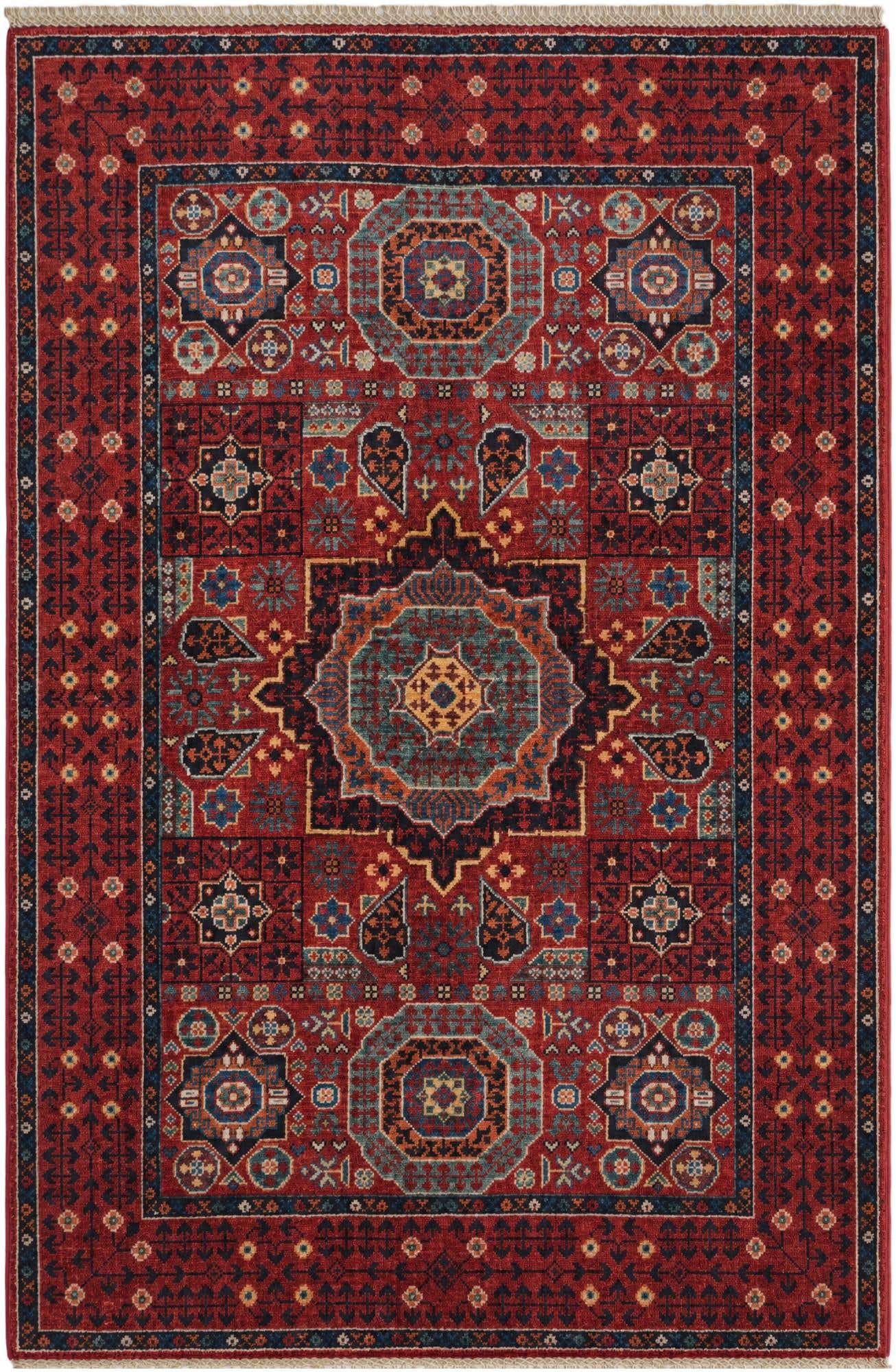 3' 3 x 5' 1 Hand Knotted Mamluk Ziegler Rug