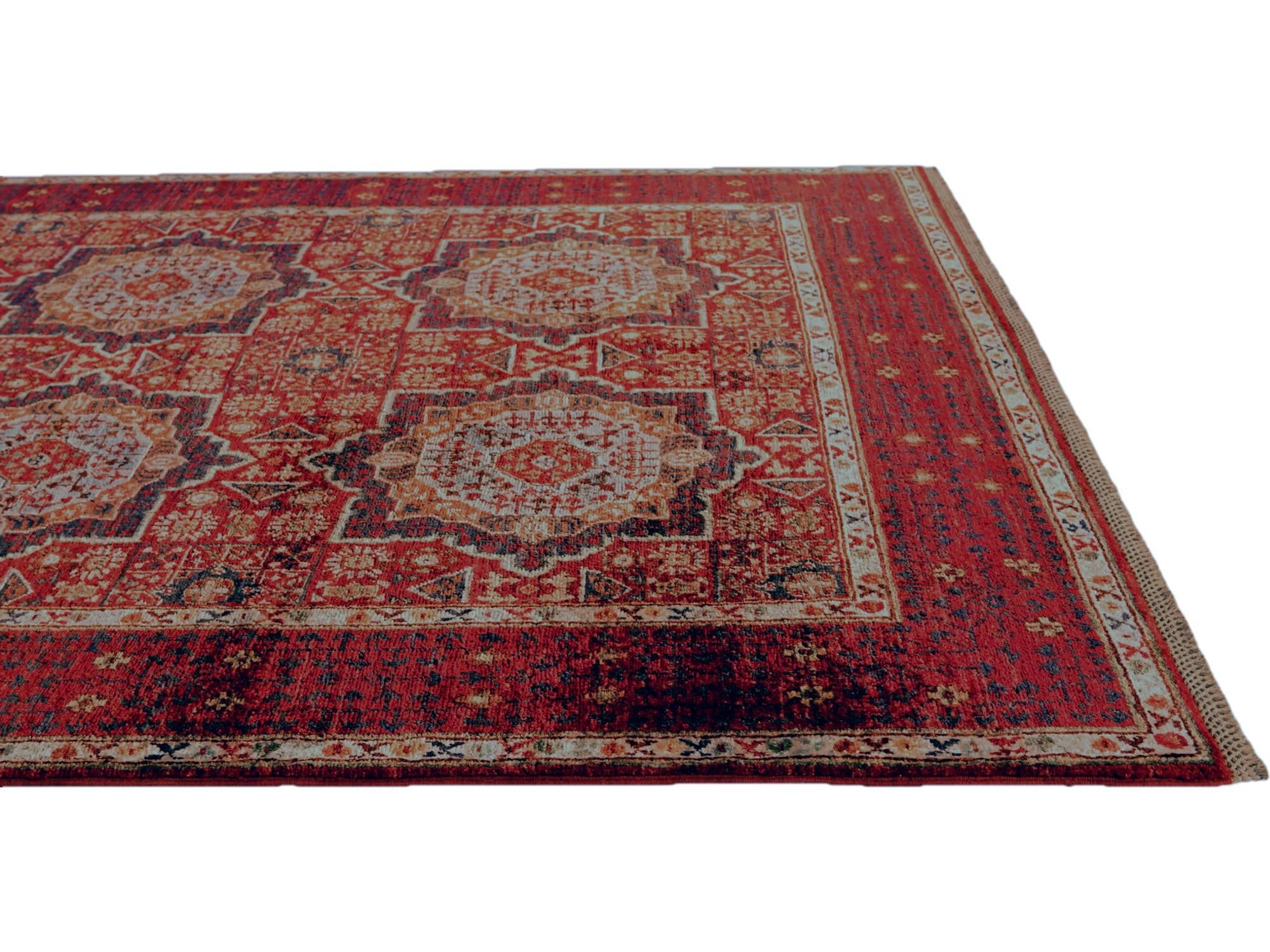 5' 1 x 6' 9 Hand Knotted Mamluk Ziegler Rug