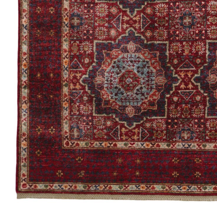 Detail image of 5' 1 x 6' 9 Hand Knotted Mamluk Ziegler Rug