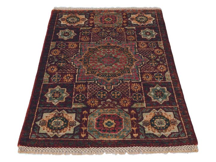 2' x 3' 2 Hand Knotted Mamluk Ziegler Rug