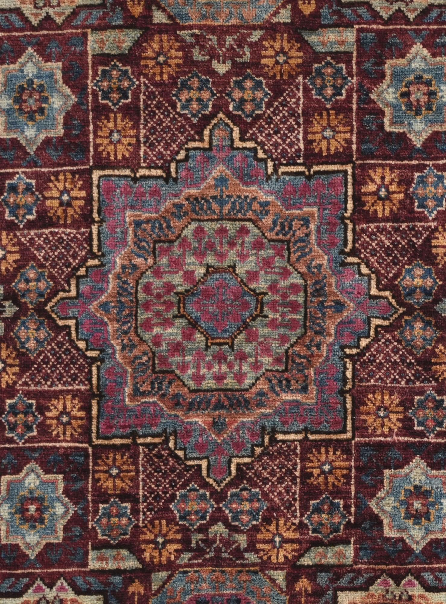 2' x 3' 2 Hand Knotted Mamluk Ziegler Rug