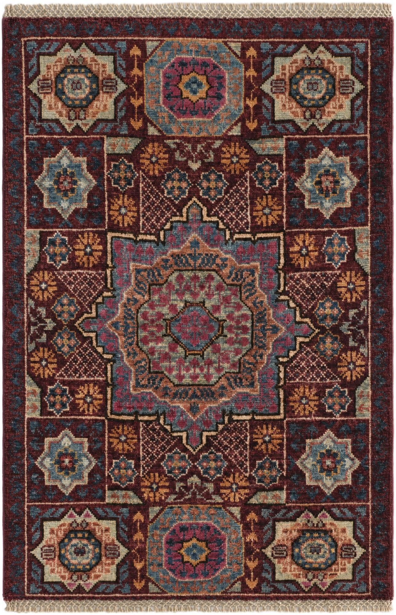 2' x 3' 2 Hand Knotted Mamluk Ziegler Rug