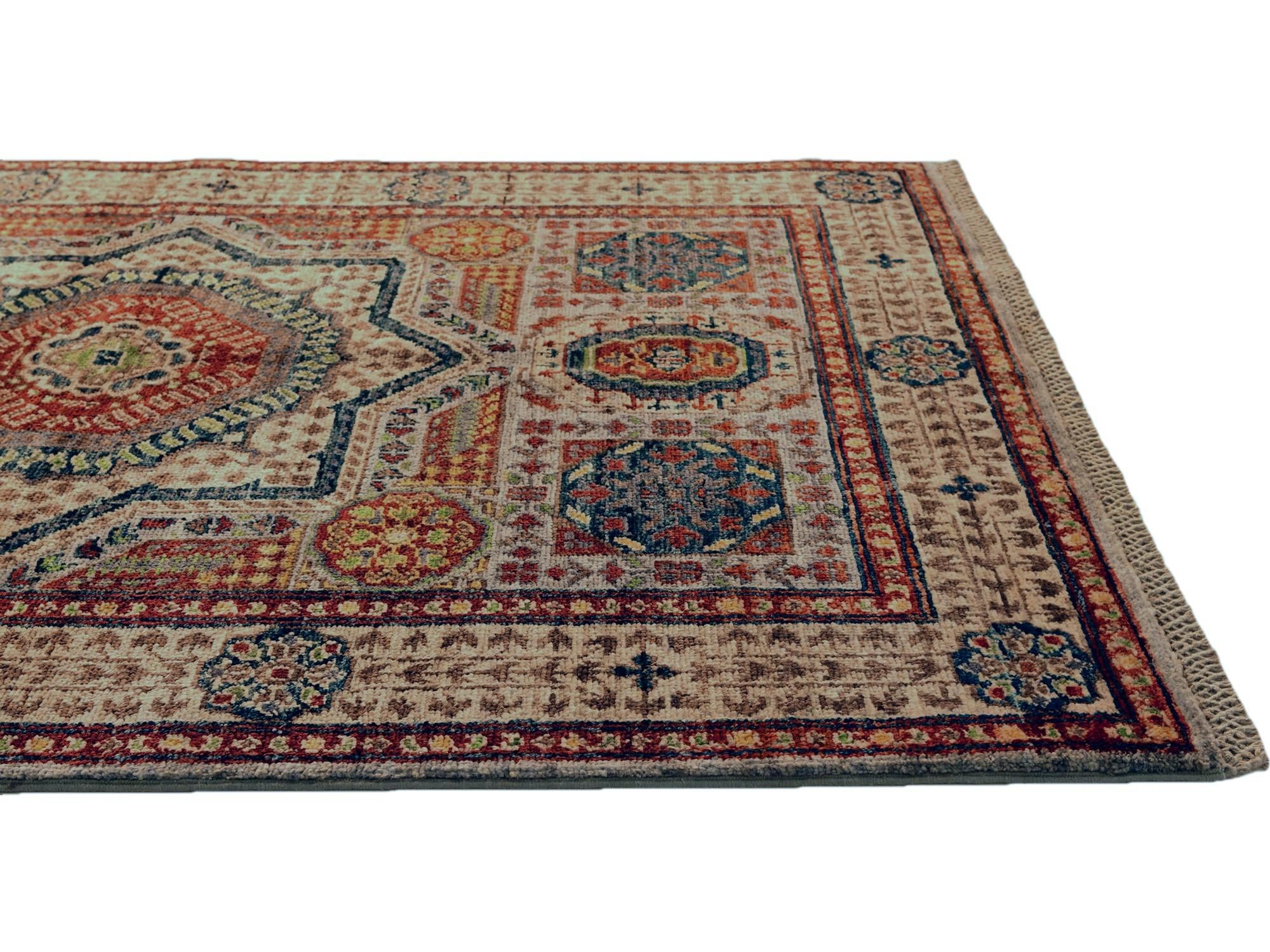 3' 5 x 4' 11 Hand Knotted Mamluk Ziegler Rug
