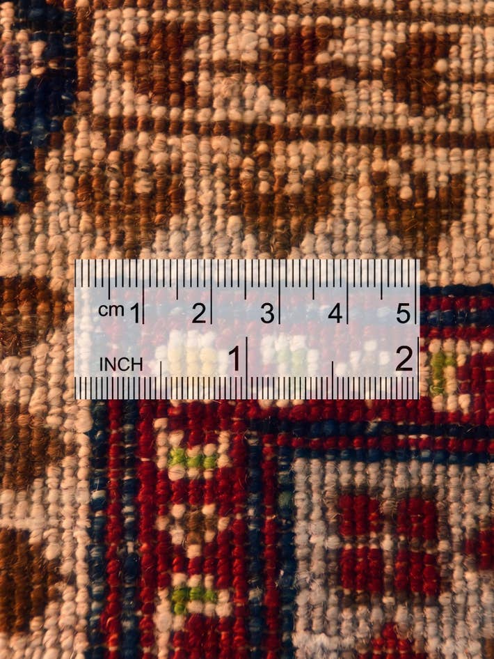 Detail image of 3' 5 x 4' 11 Hand Knotted Mamluk Ziegler Rug