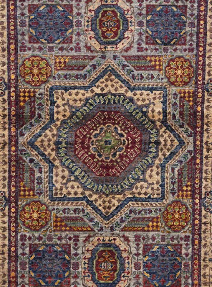 3' 5 x 4' 11 Hand Knotted Mamluk Ziegler Rug