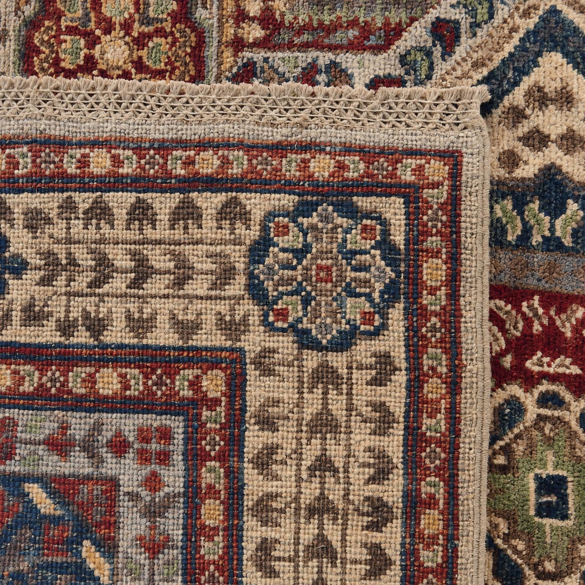 105cm x 150cm Hand Knotted Mamluk Ziegler Rug
