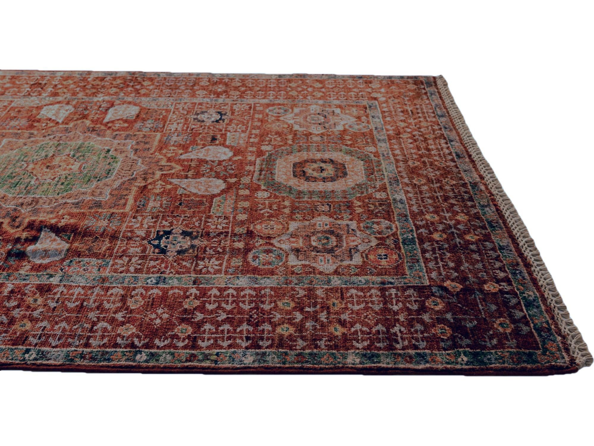 3' 5 x 5' 2 Hand Knotted Mamluk Ziegler Rug