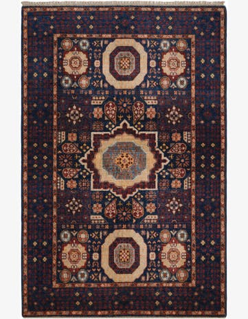 3' 6 x 5' Hand Knotted Mamluk Ziegler Rug