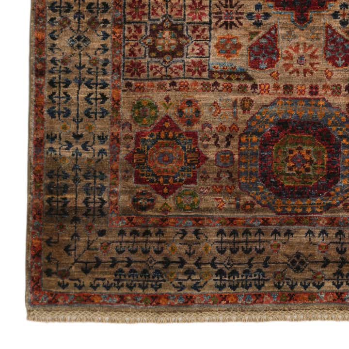 3' 5 x 4' 10 Hand Knotted Mamluk Ziegler Rug