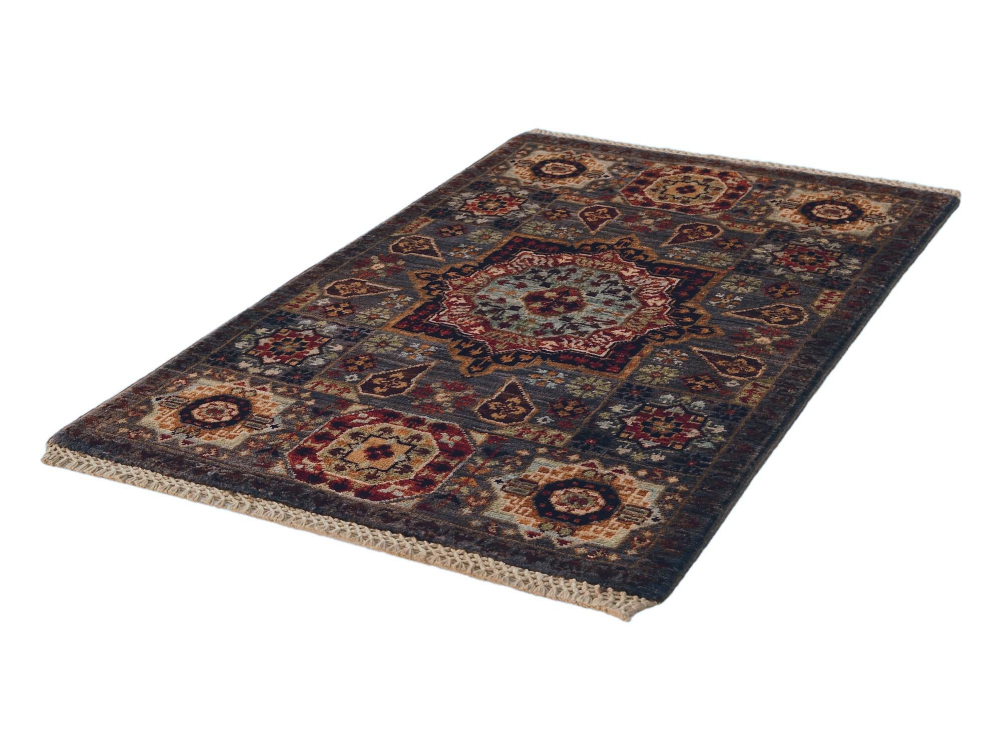 2' x 3' 1 Hand Knotted Mamluk Ziegler Rug